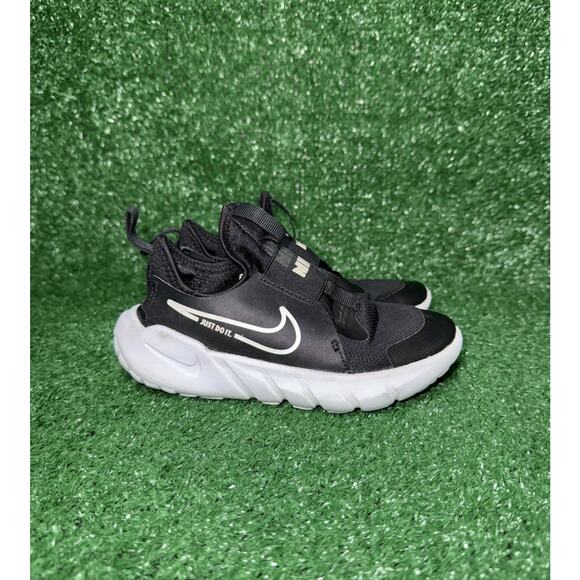 Nike Flex Runner 2 Black White Kids Size 13C Preschool Running Shoes FN1449-005 - Picture 1 of 9
